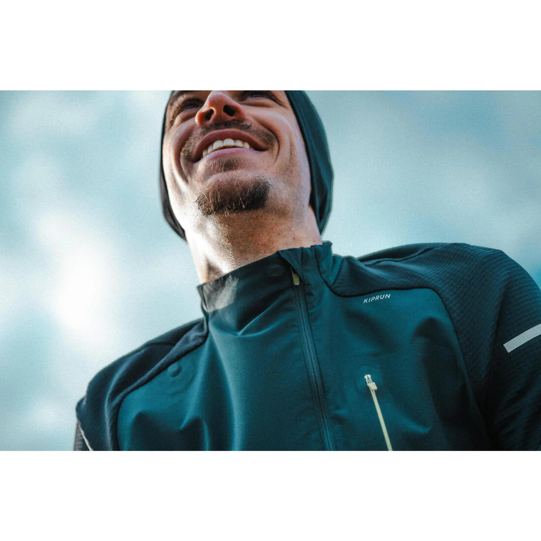 Gorro de running sin costuras negro unisex KIPRUN - Image 11