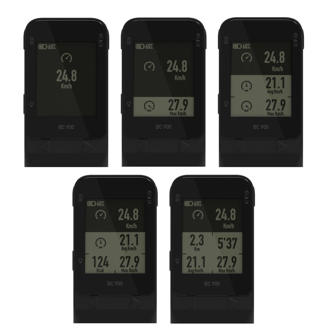 GPS PARA BICICLETA VAN RYSEL ROADR 900 VELOCÍMETRO - Image 6