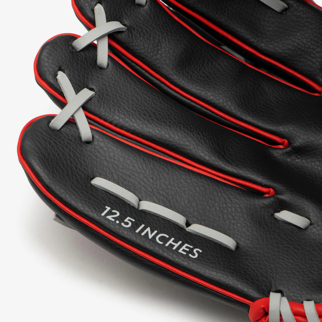 Guante de béisbol de lanzamiento para diestros Adulto - BA100 Negro Rojo - Image 4