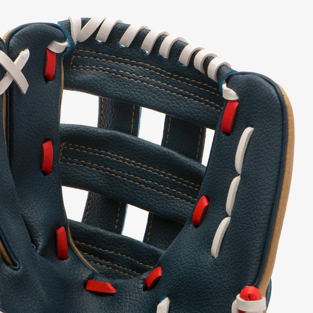 Guante de béisbol de lanzamiento para diestros Niño - BA100 Azul Beis - Image 8