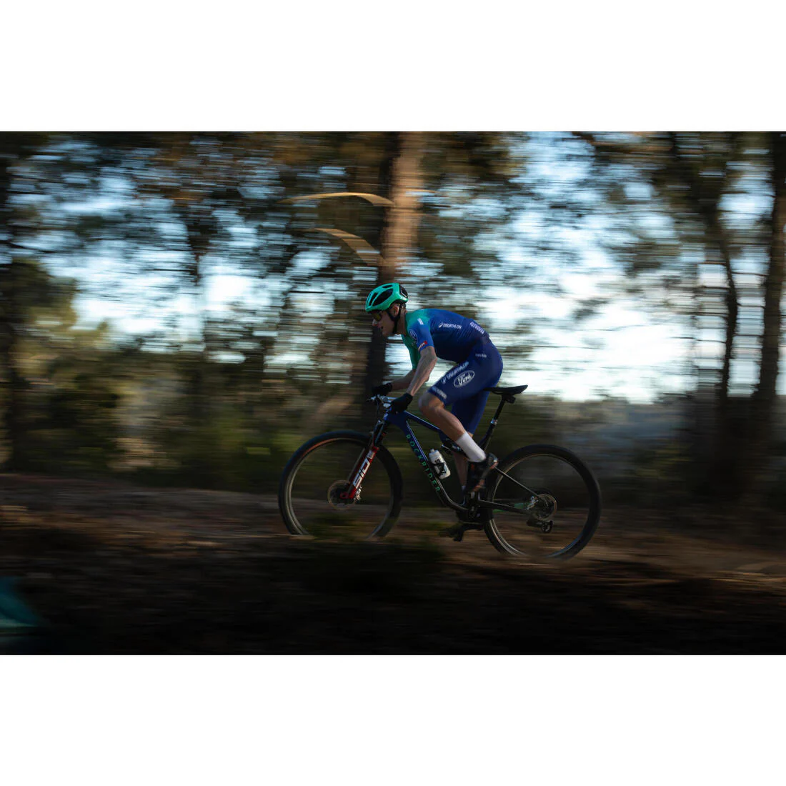 Guantes Bicicleta de montaña RACE agarre negro - Image 11