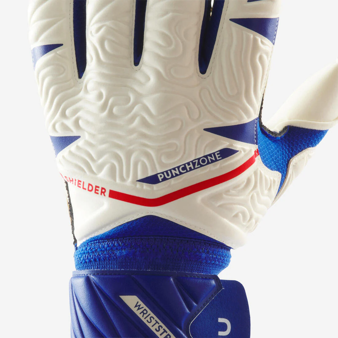 Guantes blancos con azul para adulto F500 Viralto Shielder - Image 6