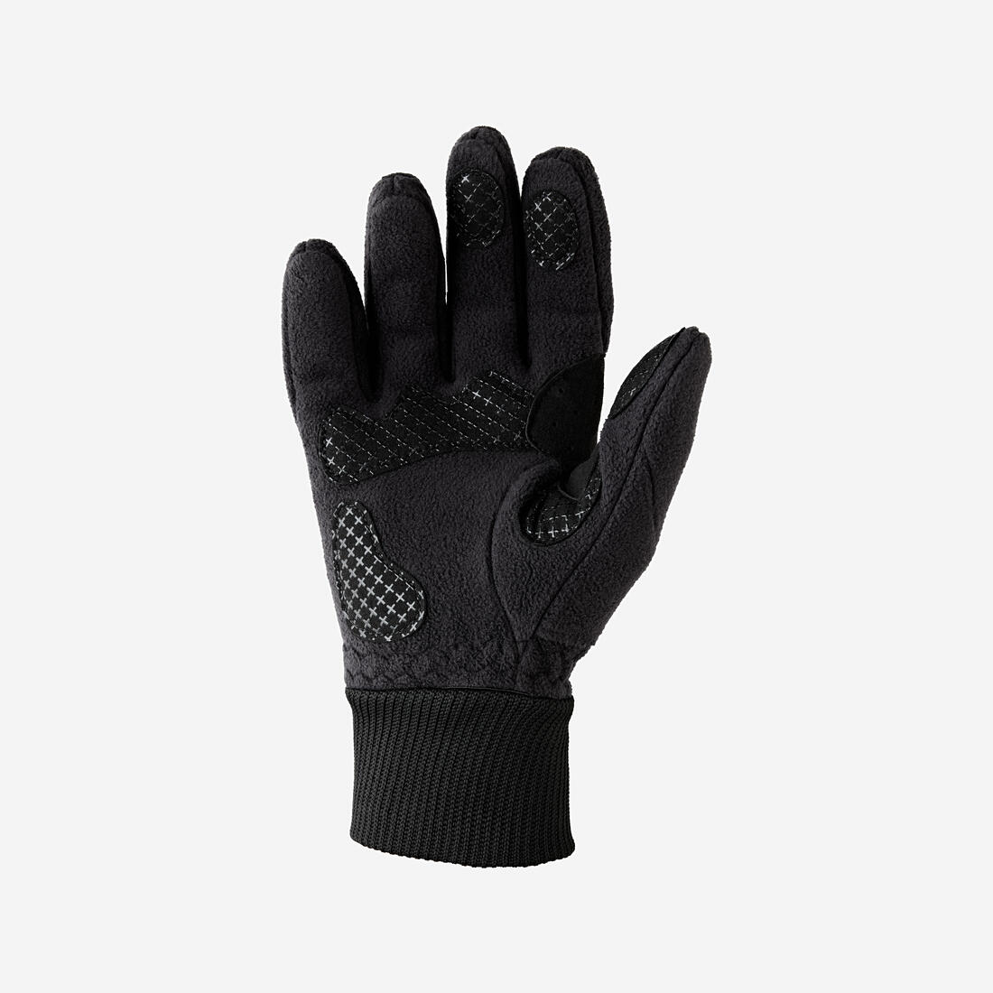 GUANTES CICLISMO 100 INVIERNO POLAR NEGRO - Image 3