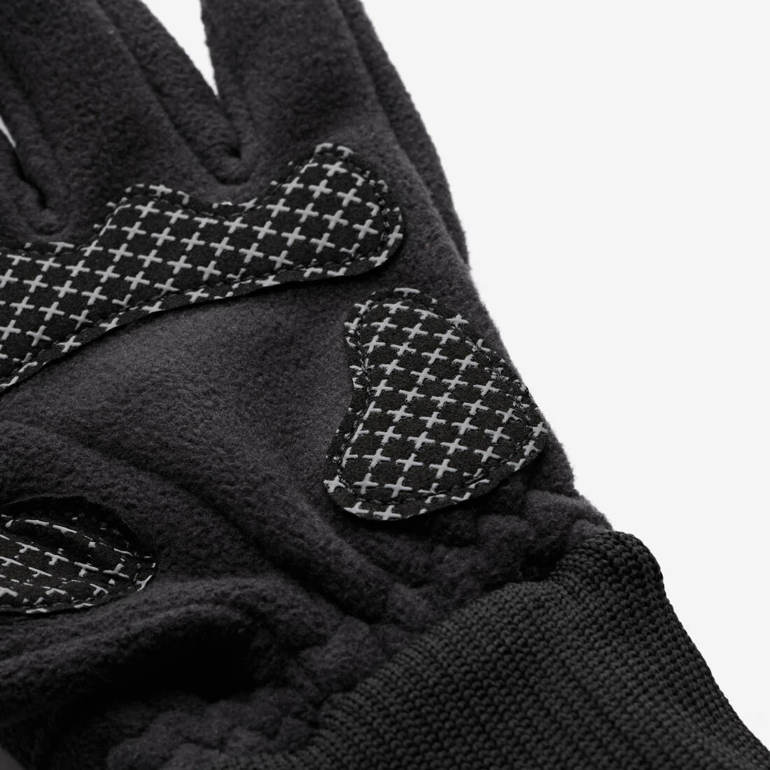 GUANTES CICLISMO 100 INVIERNO POLAR NEGRO - Image 4