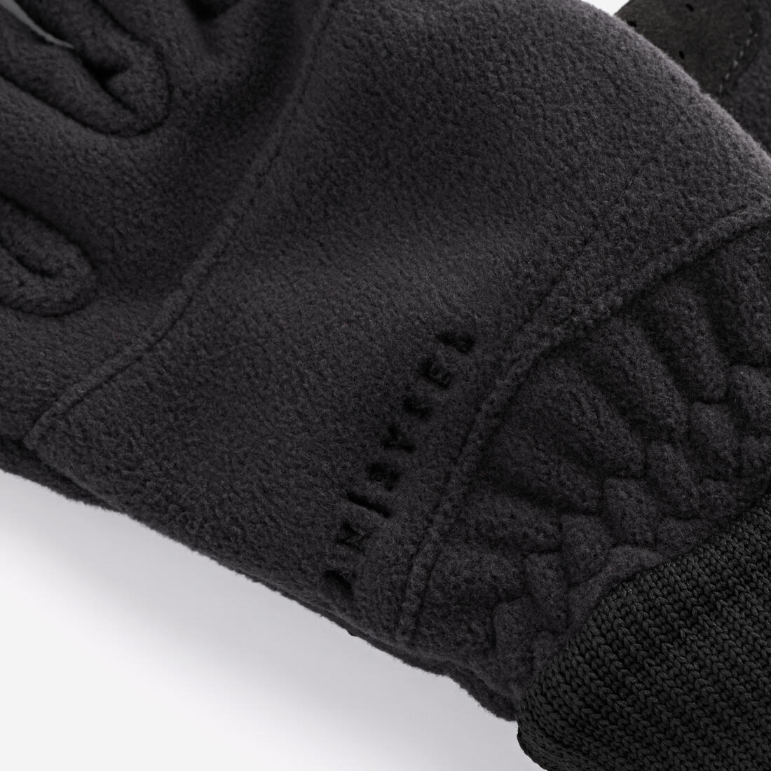 GUANTES CICLISMO 100 INVIERNO POLAR NEGRO - Image 7