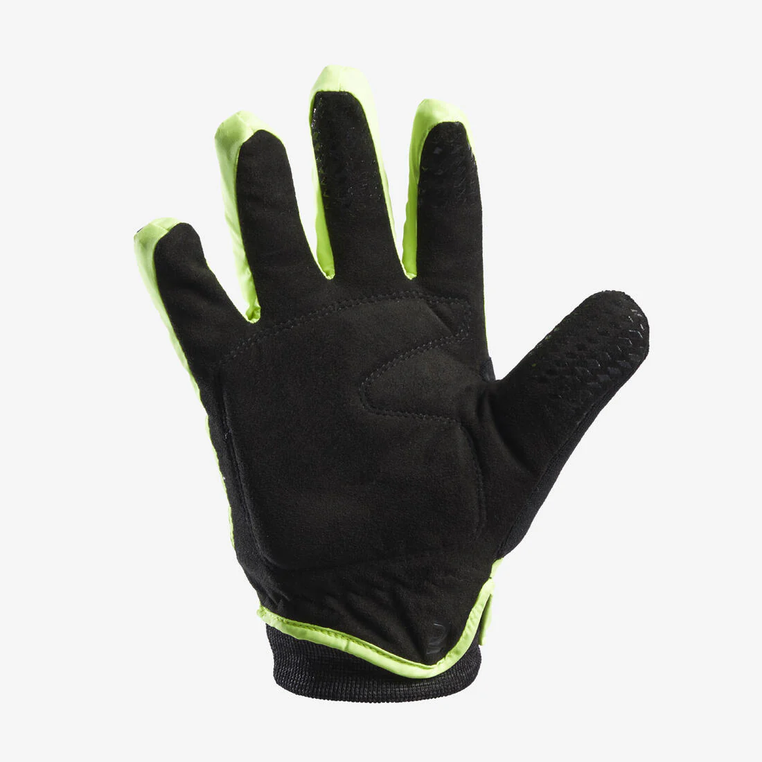 Guantes Ciclismo 500 Niños 8-14 Años Amarillo Fluorescente Invierno - Image 3