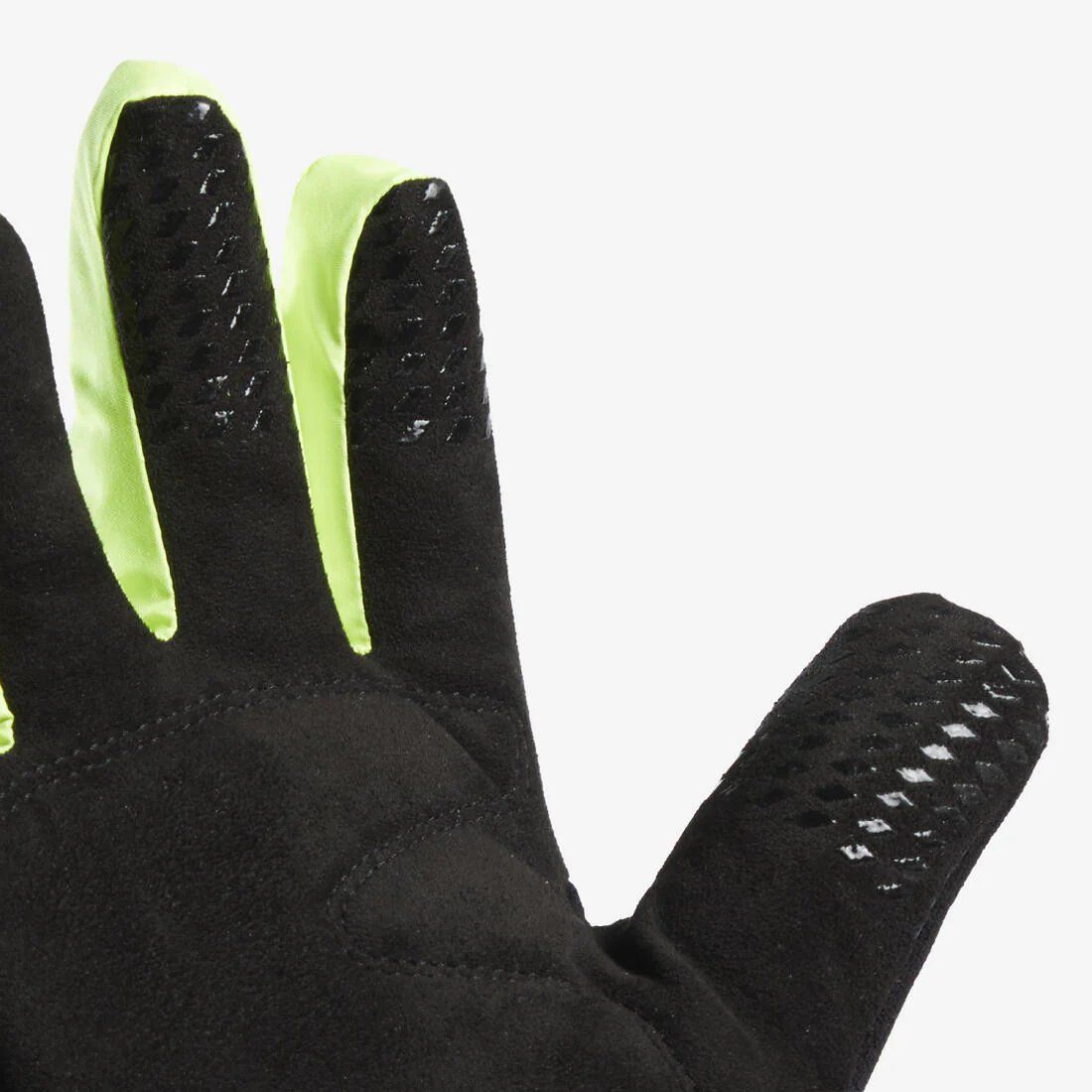 Guantes Ciclismo 500 Niños 8-14 Años Amarillo Fluorescente Invierno - Image 4
