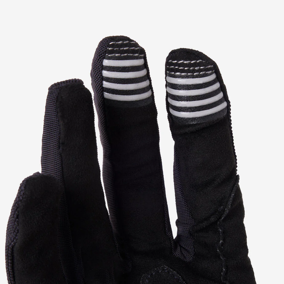 Guantes ciclismo Mtb largos verano Rockrider St 100 negros - Image 10