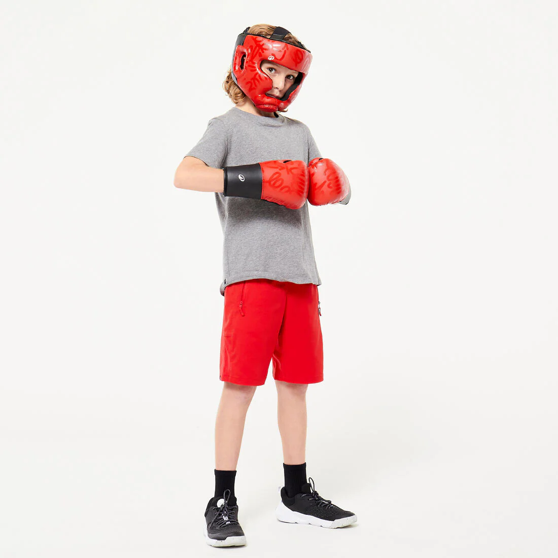 Guantes de box rojos para niños - Image 6