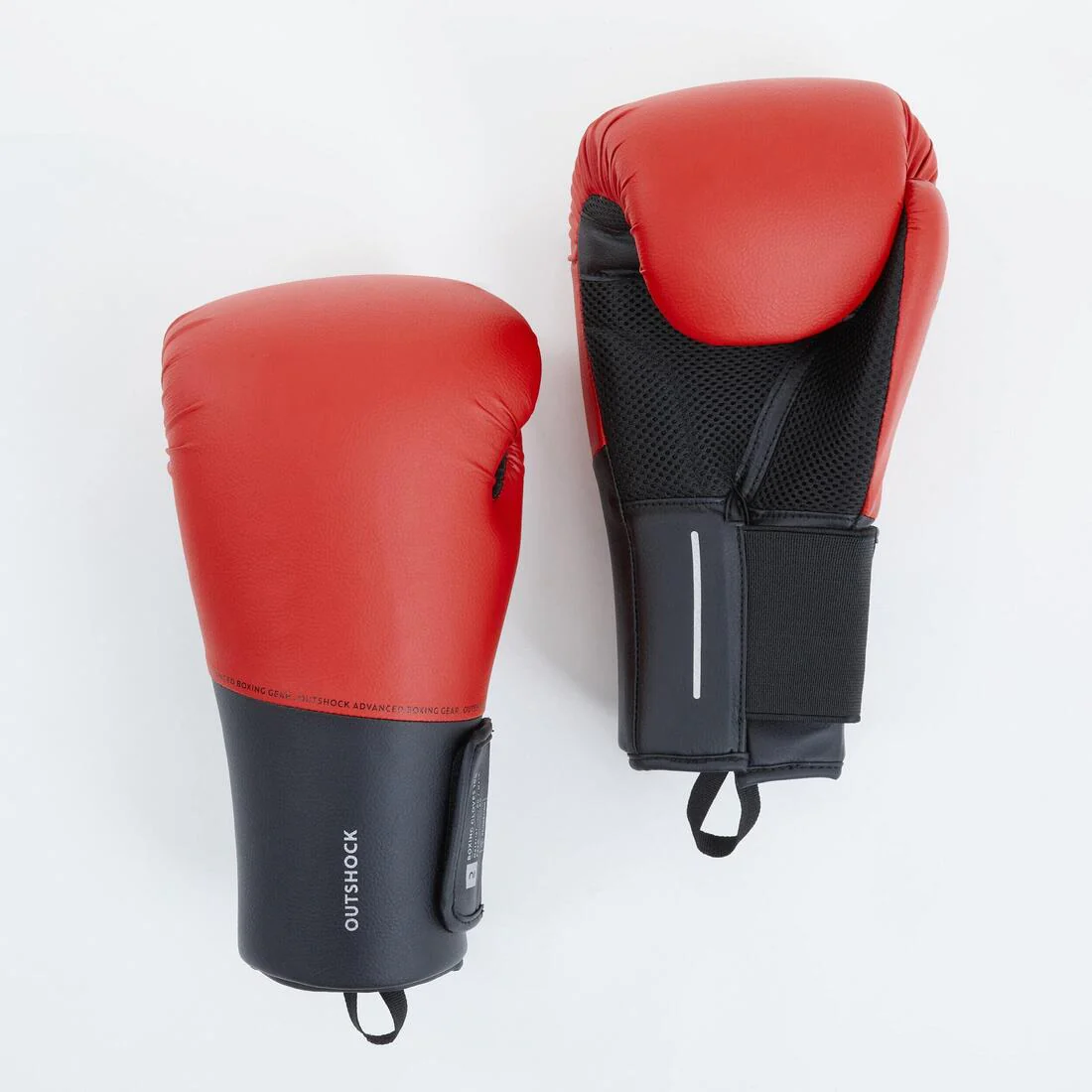 Guantes de boxeo rojos para adulto 100