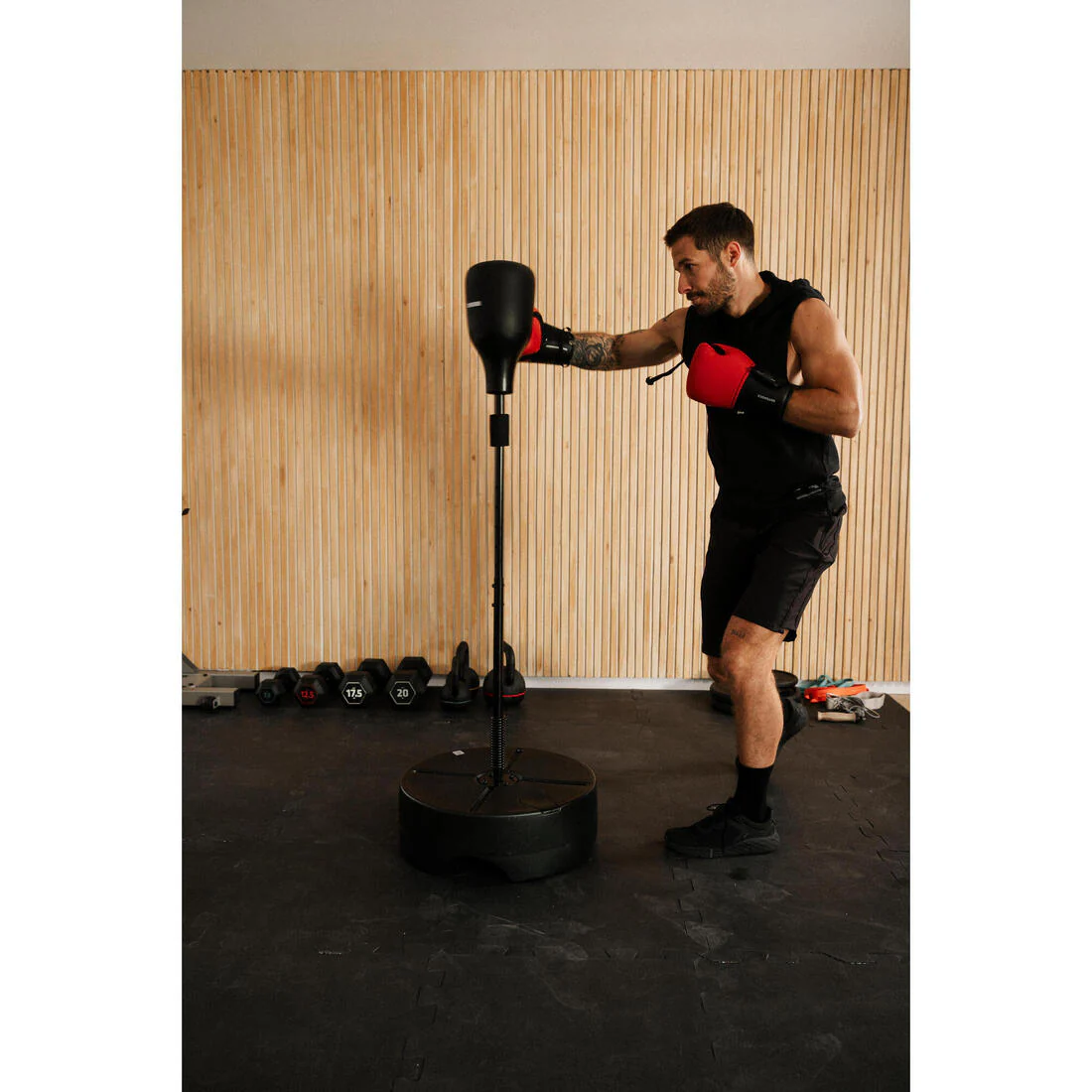 Guantes de boxeo rojos para adulto 100 - Image 10