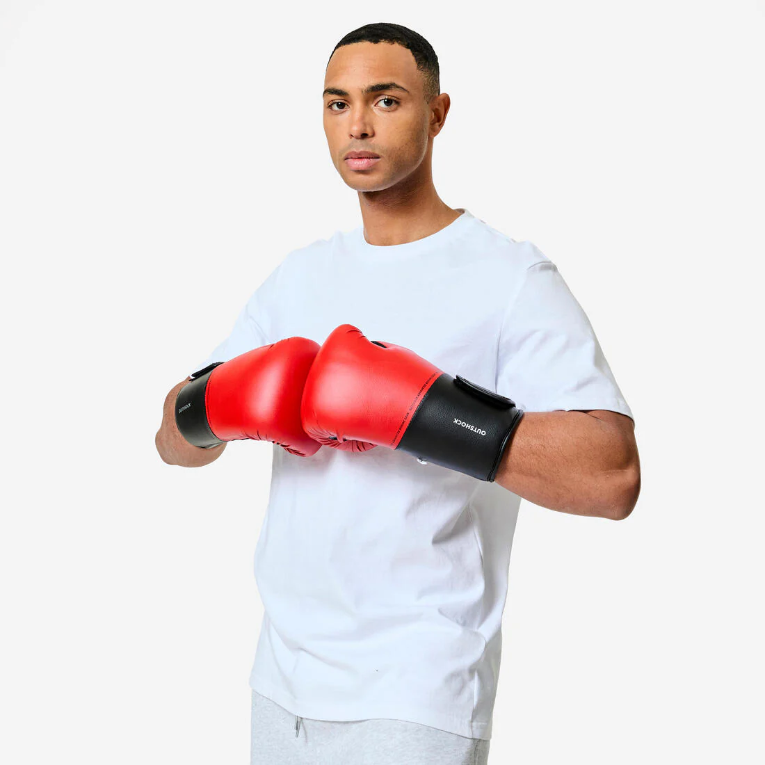 Guantes de boxeo rojos para adulto 100 - Image 5