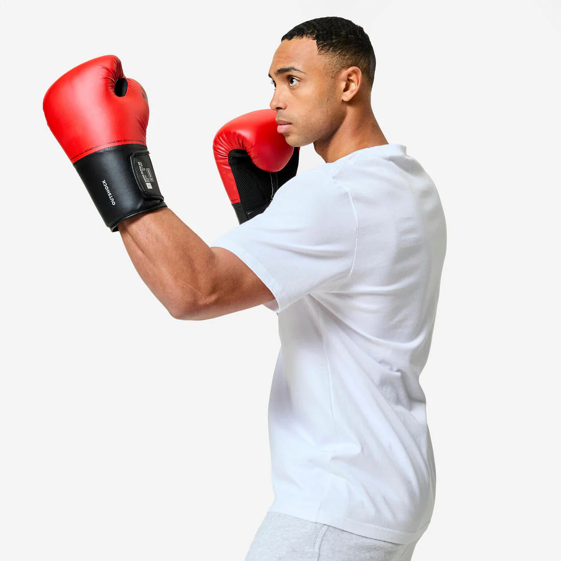 Guantes de boxeo rojos para adulto 100 - Image 6