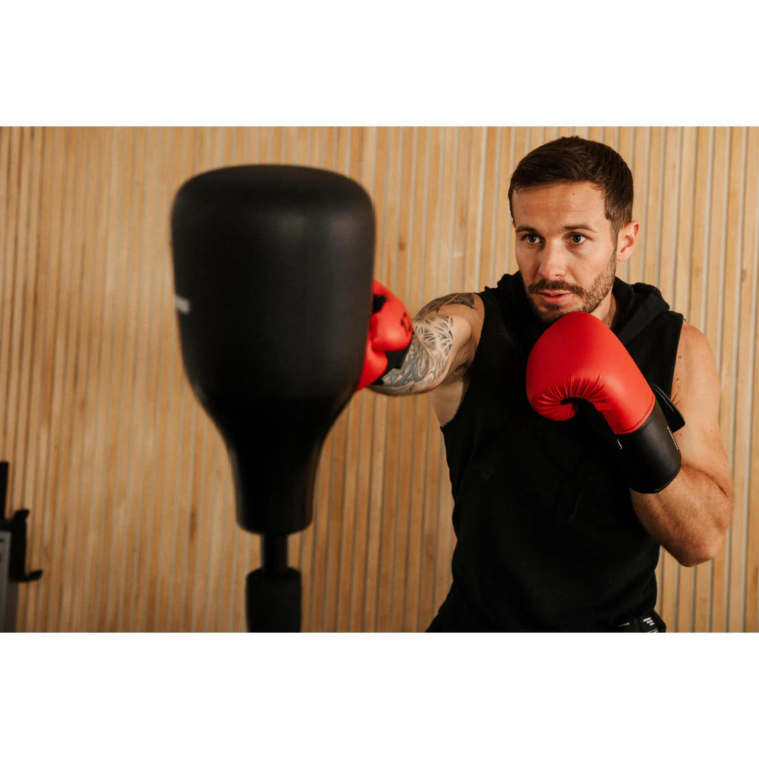 Guantes de boxeo rojos para adulto 100 - Image 9