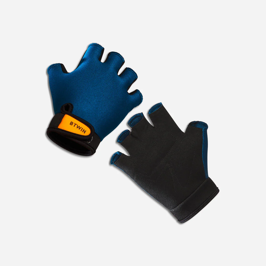 Guantes de ciclismo azules para niños - Image 2
