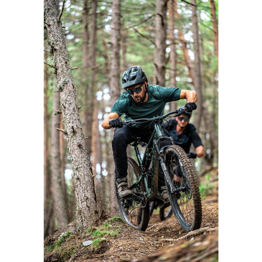 Guantes de ciclismo de protección negros D3O® - Image 12