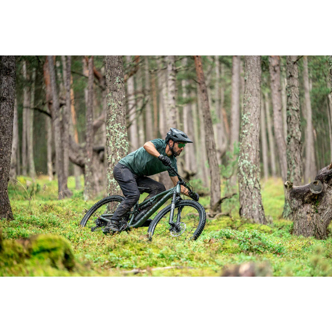Guantes de ciclismo de protección negros D3O® - Image 9
