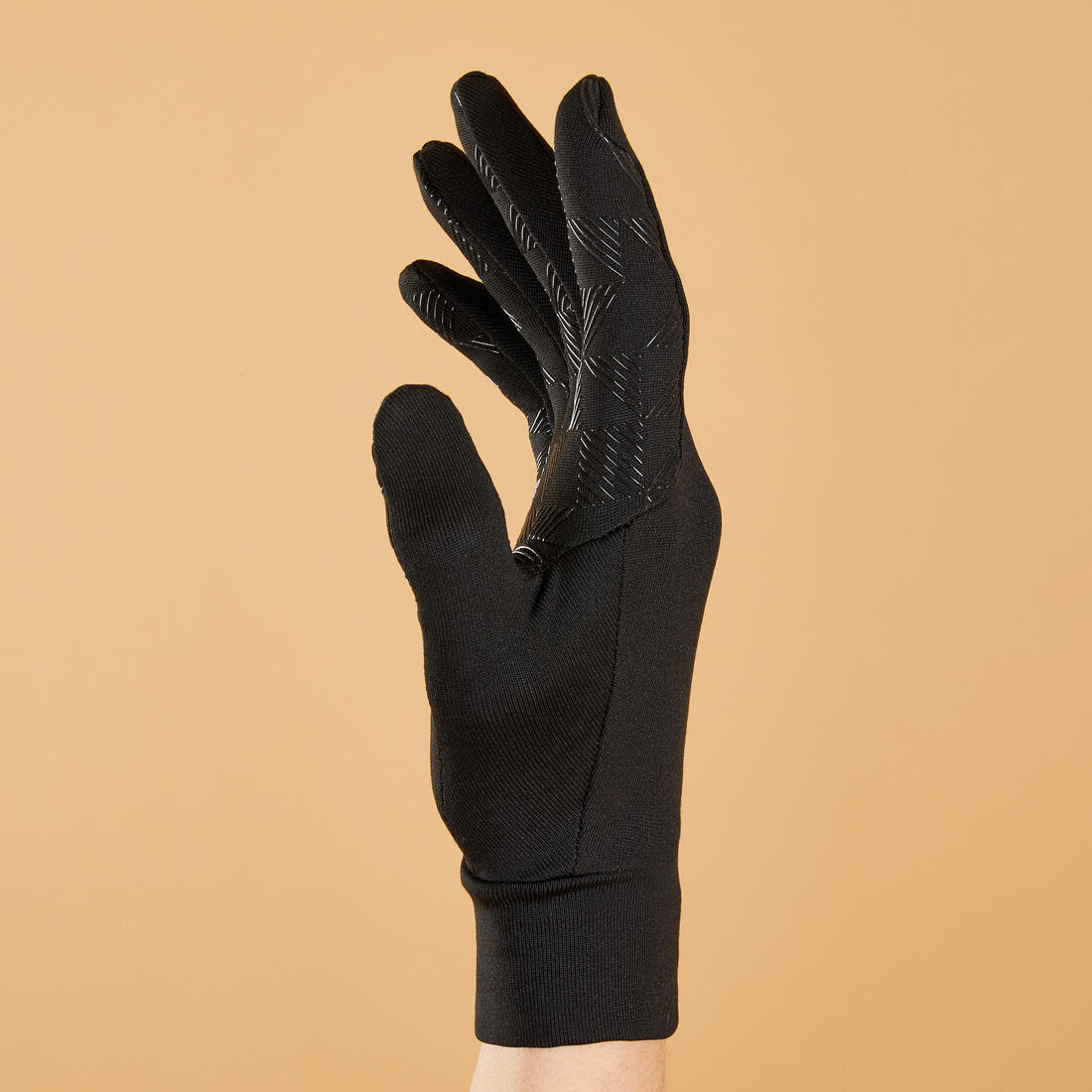 Guantes de equitación negros para niños 100 - Image 3