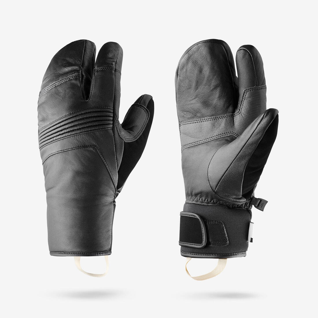 GUANTES DE ESQUÍ ADULTO - LOBSTER 900 - NEGRO