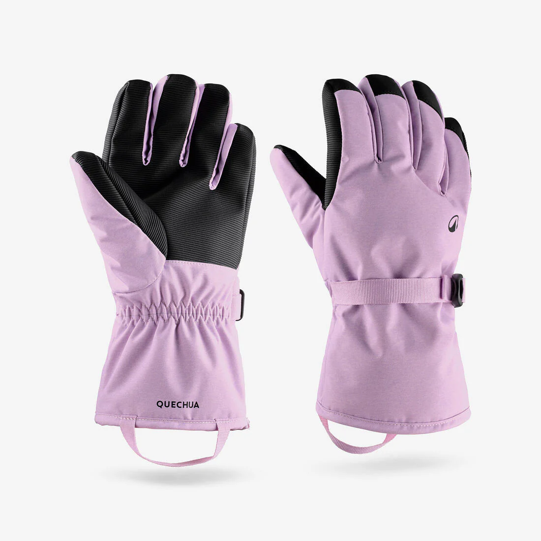Guantes de esquí con poliéster reciclado azules para niños de 6 a 14 años GL 500 - Image 4