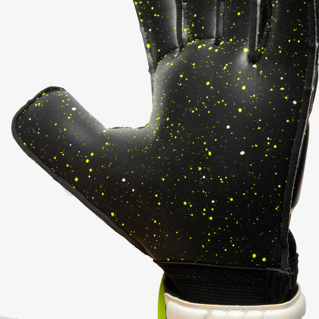 Guantes de futbol de portero negros con blanco para adulto F500 Viralto - Image 3