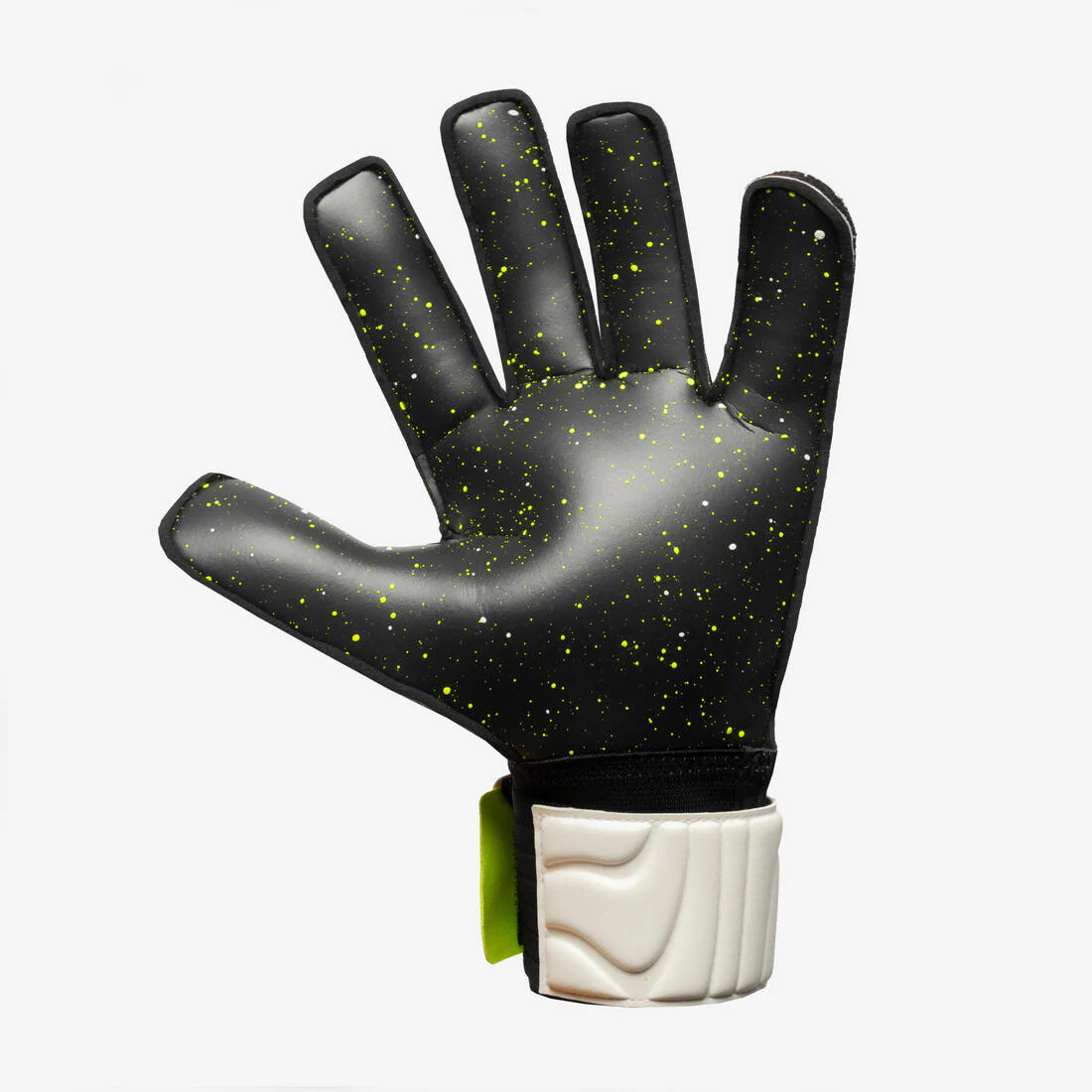 Guantes de futbol de portero negros con blanco para adulto F500 Viralto - Image 4