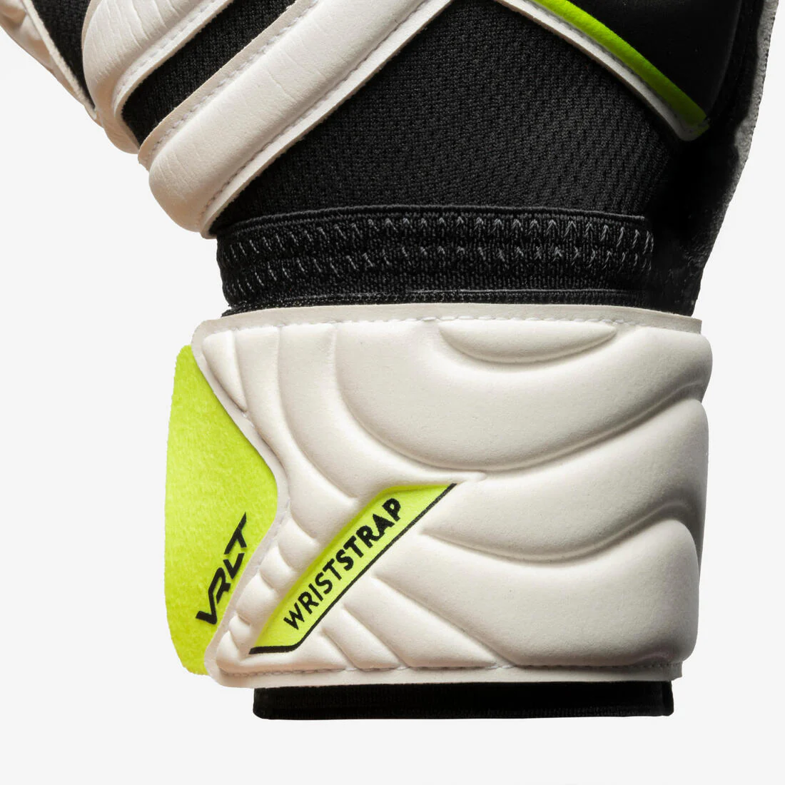 Guantes de futbol de portero negros con blanco para adulto F500 Viralto - Image 6