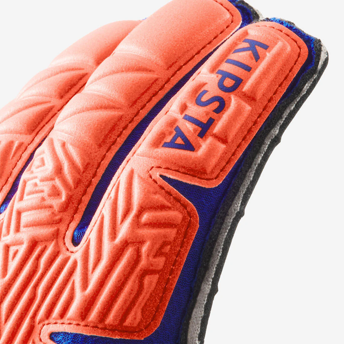 Guantes de fútbol naranja con azul para niños F500 Viralto - Image 3