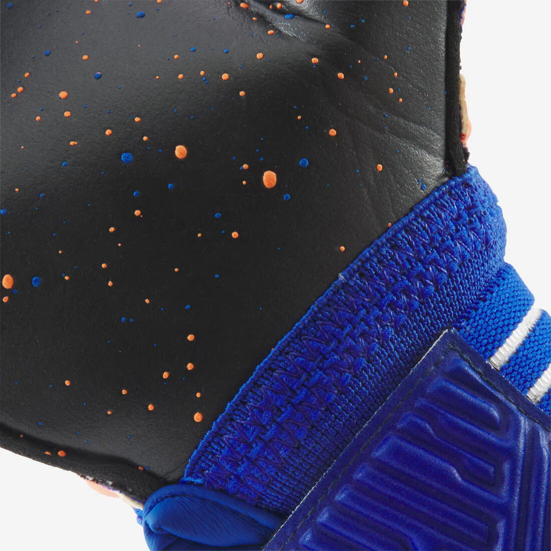 Guantes de fútbol naranja con azul para niños F500 Viralto - Image 4