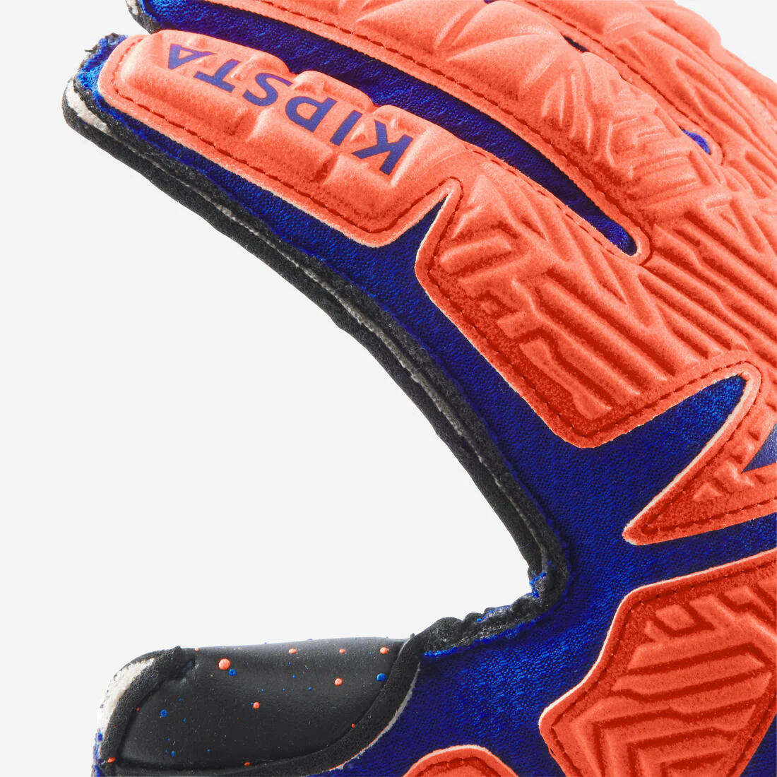 Guantes de fútbol naranja con azul para niños F500 Viralto - Image 5