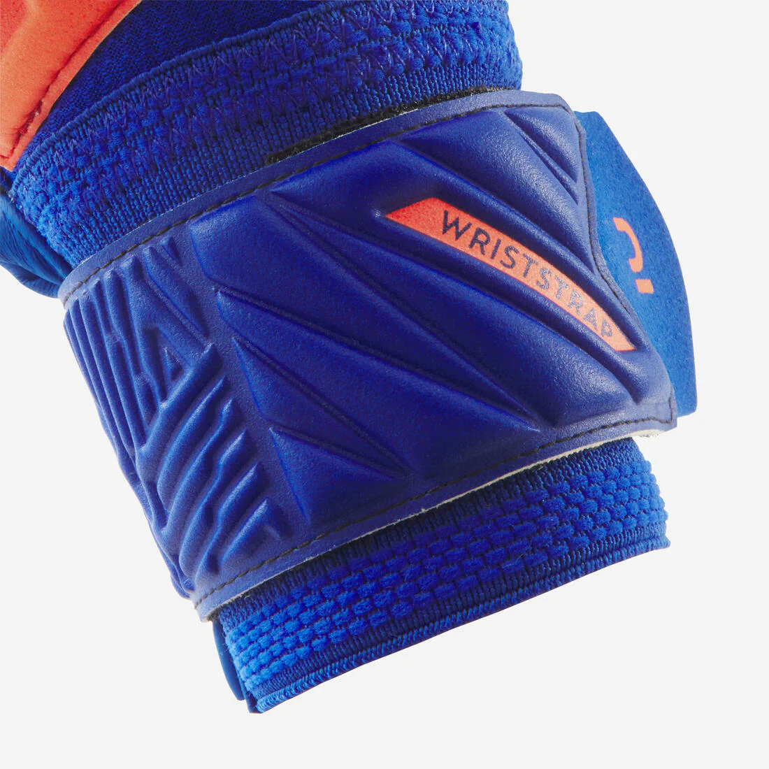 Guantes de futbol naranja con azul para niños F500 Viralto Shielder - Image 7