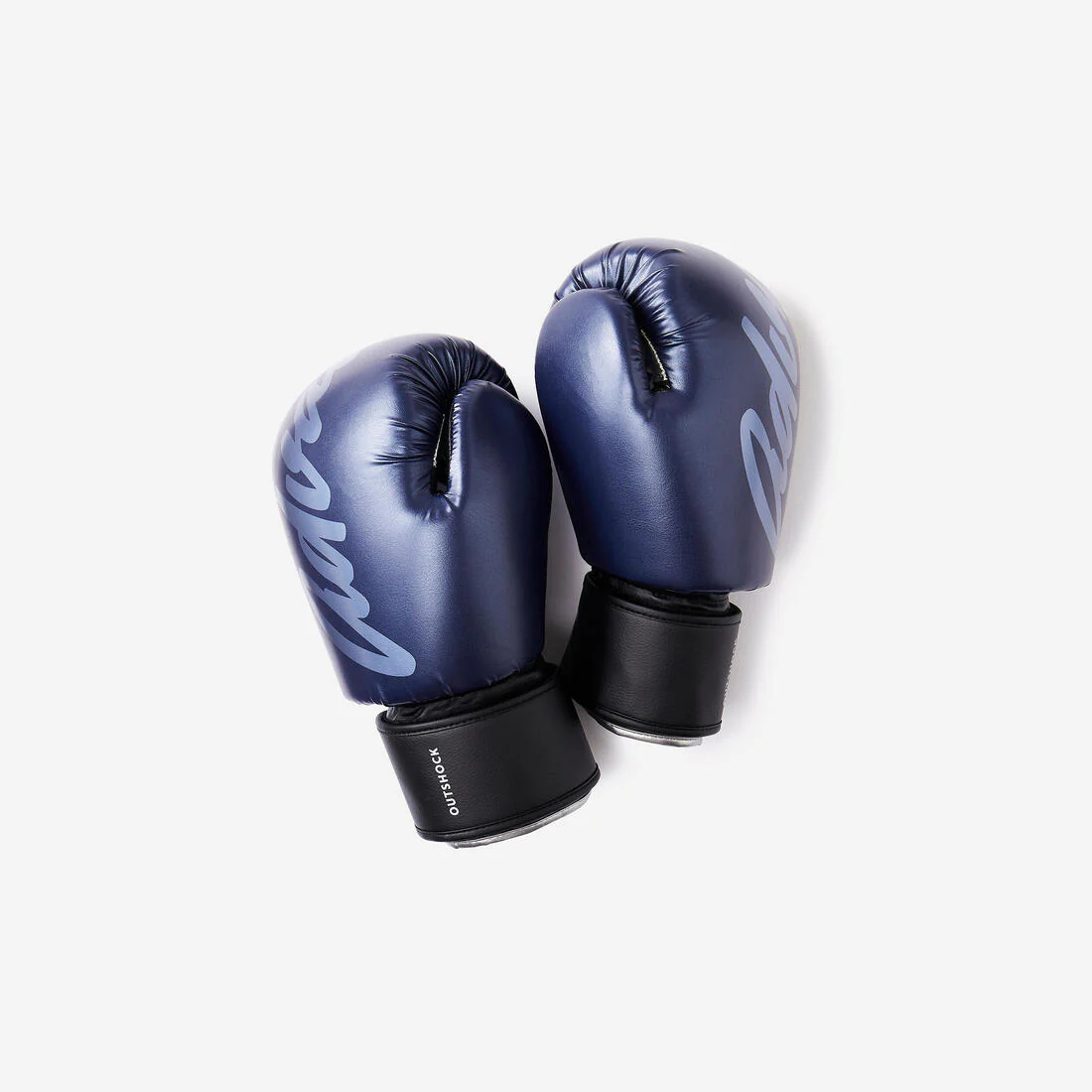 Guantes de kick-boxing y muay-thai azules 100 - Image 2