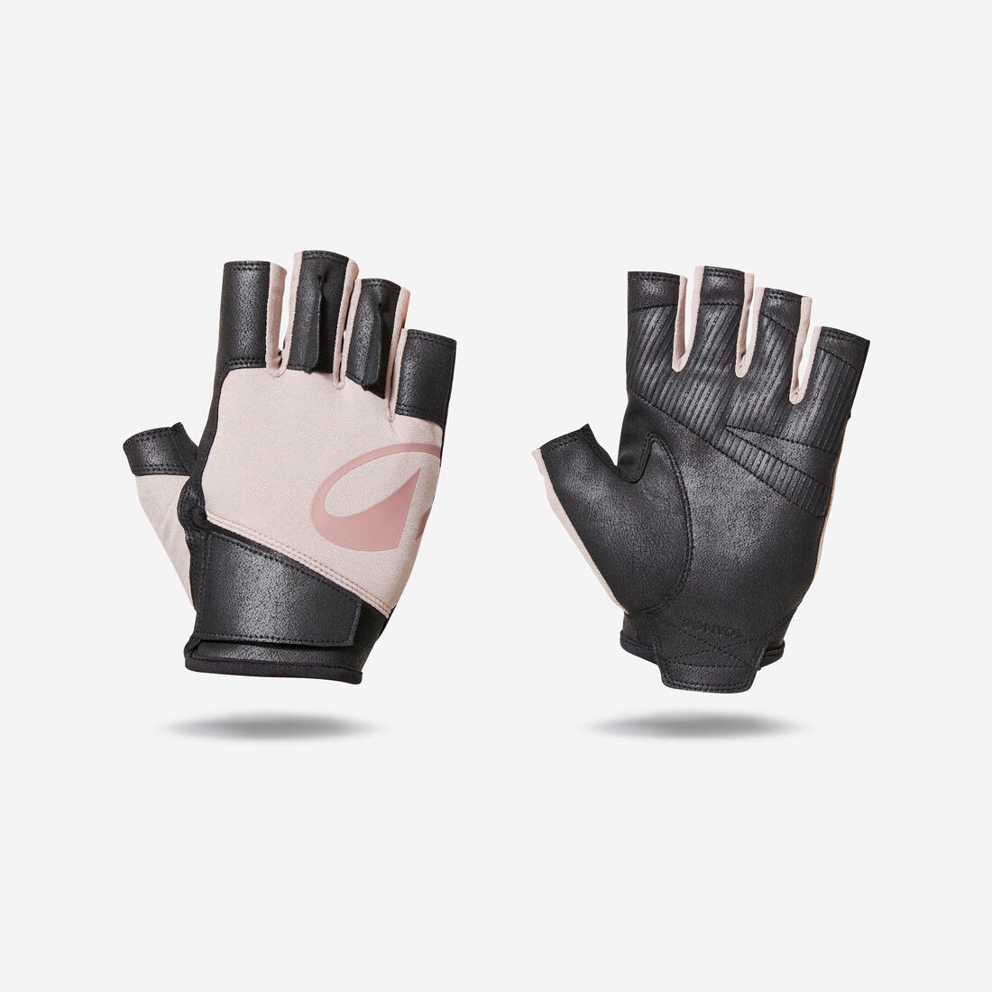 Guantes de musculación resistentes cafés