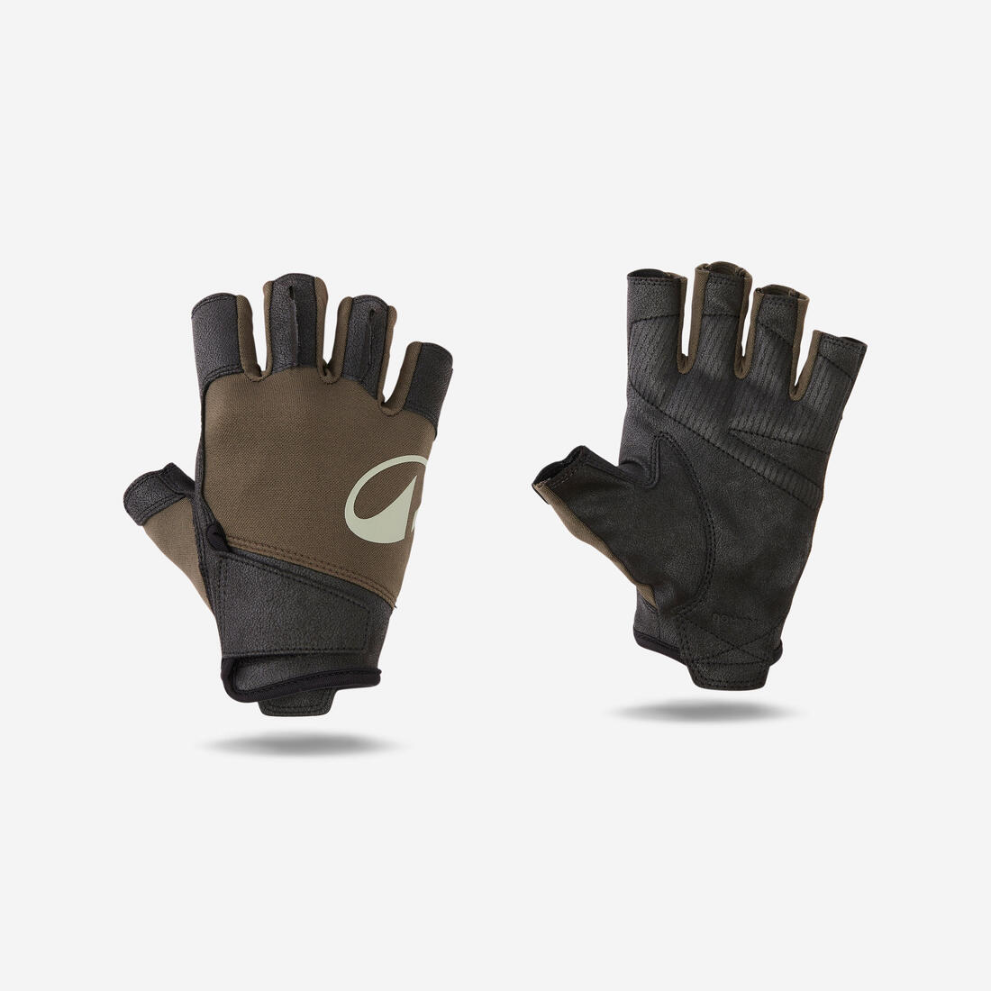 Guantes de musculación resistentes cafés - Image 3