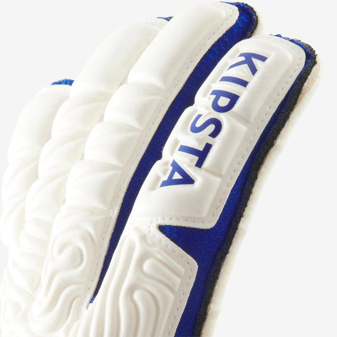 Guantes de portero blanco con azul para adulto F500 Viralto - Image 3