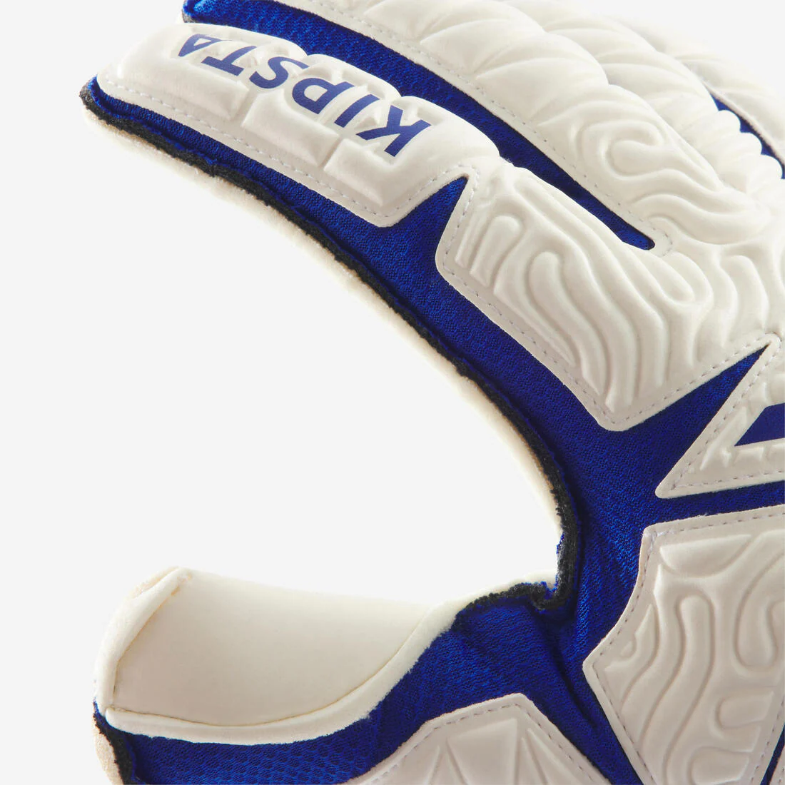 Guantes de portero blanco con azul para adulto F500 Viralto - Image 5