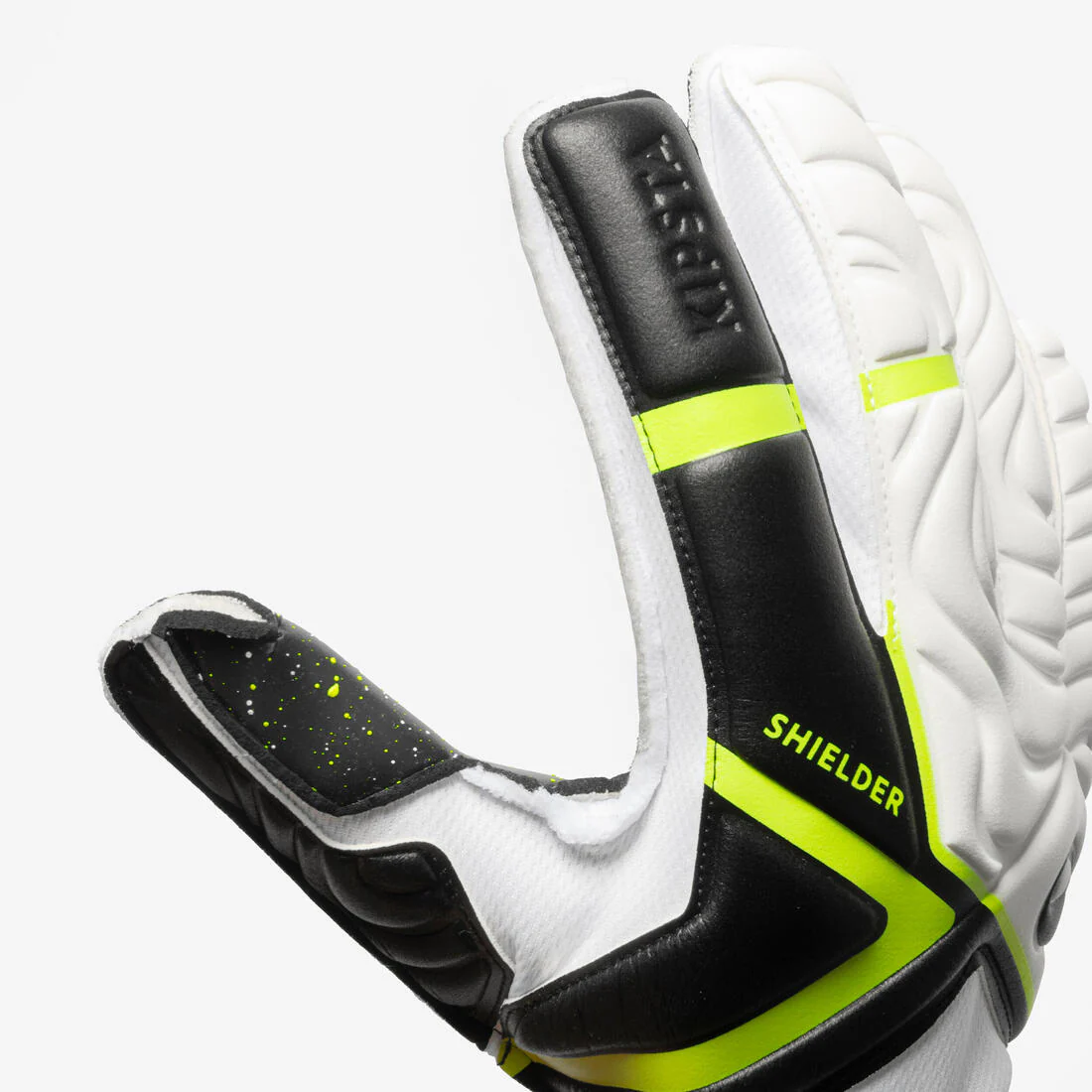 Guantes de portero de fútbol con protecciones en los dedos para adultos VRLT 500 - Image 2