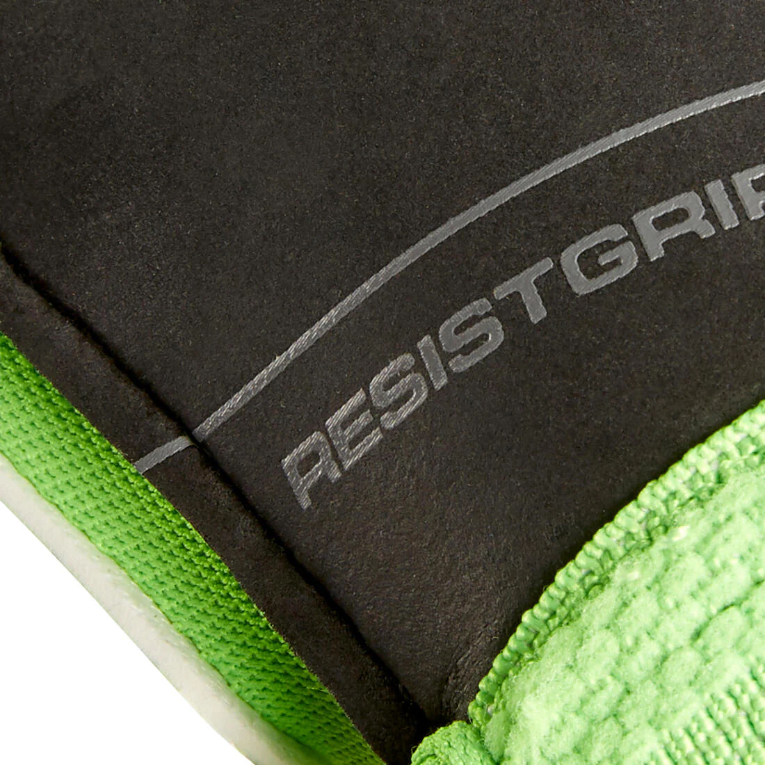 Guantes de Portero Kipsta F100 RESIST niños verde negro - Image 2