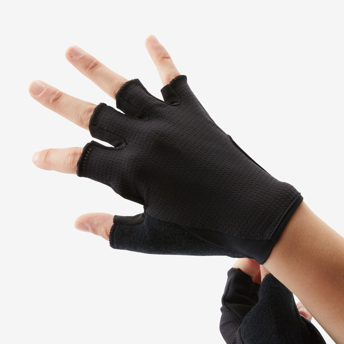 Guantes de protección de patinar negros MF900 - Image 4