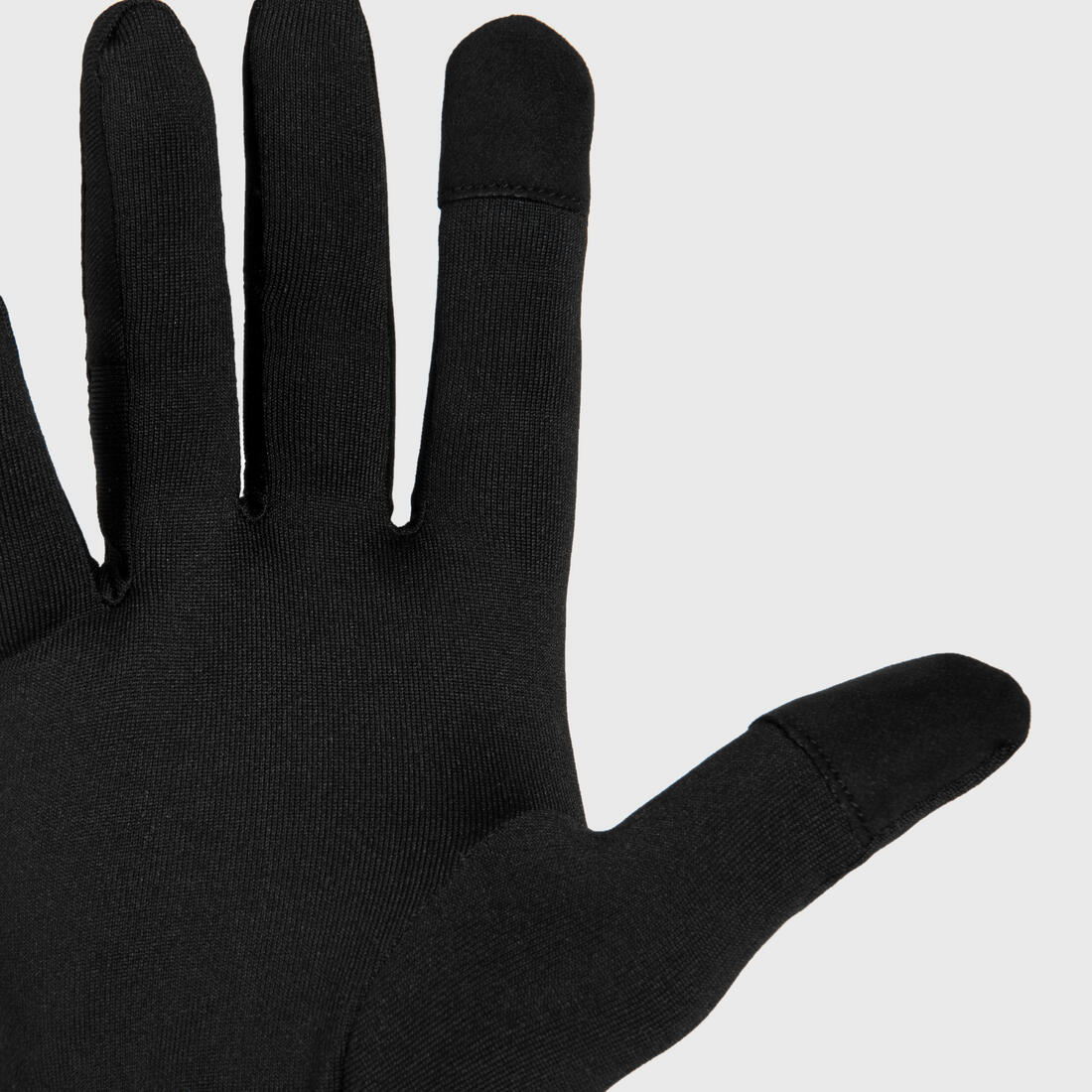 Guantes de running táctiles negros para hombre y mujer Kiprun Warm 100 V2 - Image 2