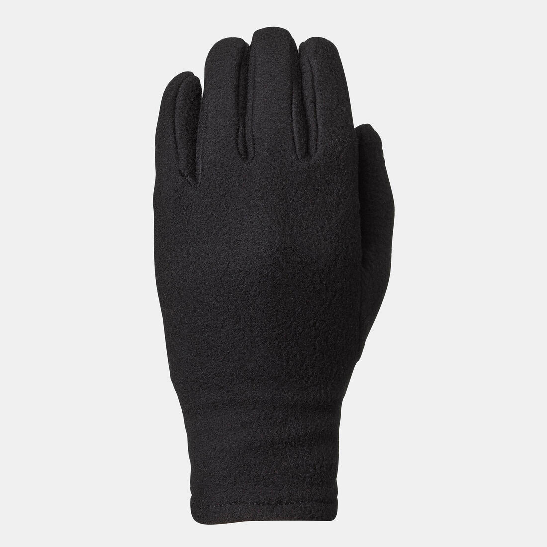 Guantes de senderismo polares negros para niños de 4 a 14 años HIKE100 - Image 2