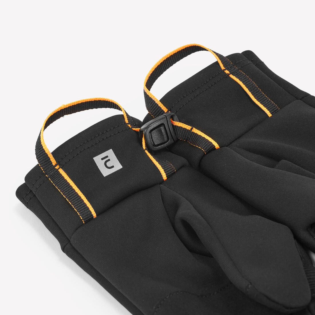 Guantes de senderismo stretch negros para niños de 6 a 14 años HIKE500 - Image 4