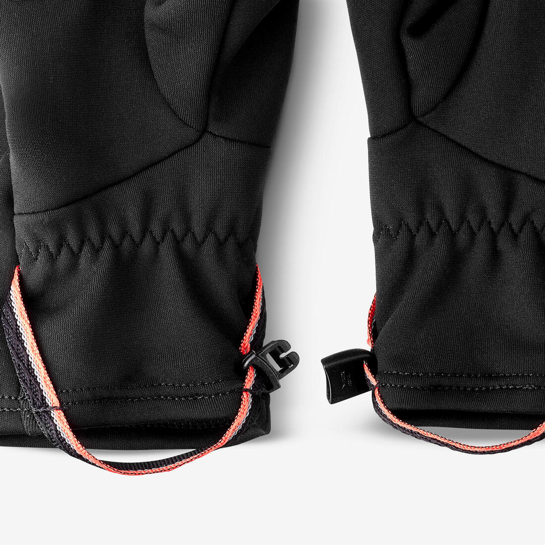 Guantes de trekking en montaña táctiles y stretch negros para adulto MT500 - Image 4