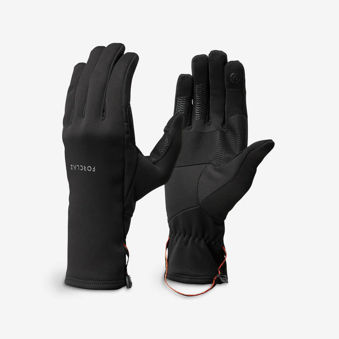 Guantes de trekking en montaña táctiles y stretch negros para adulto MT500 - Image 6