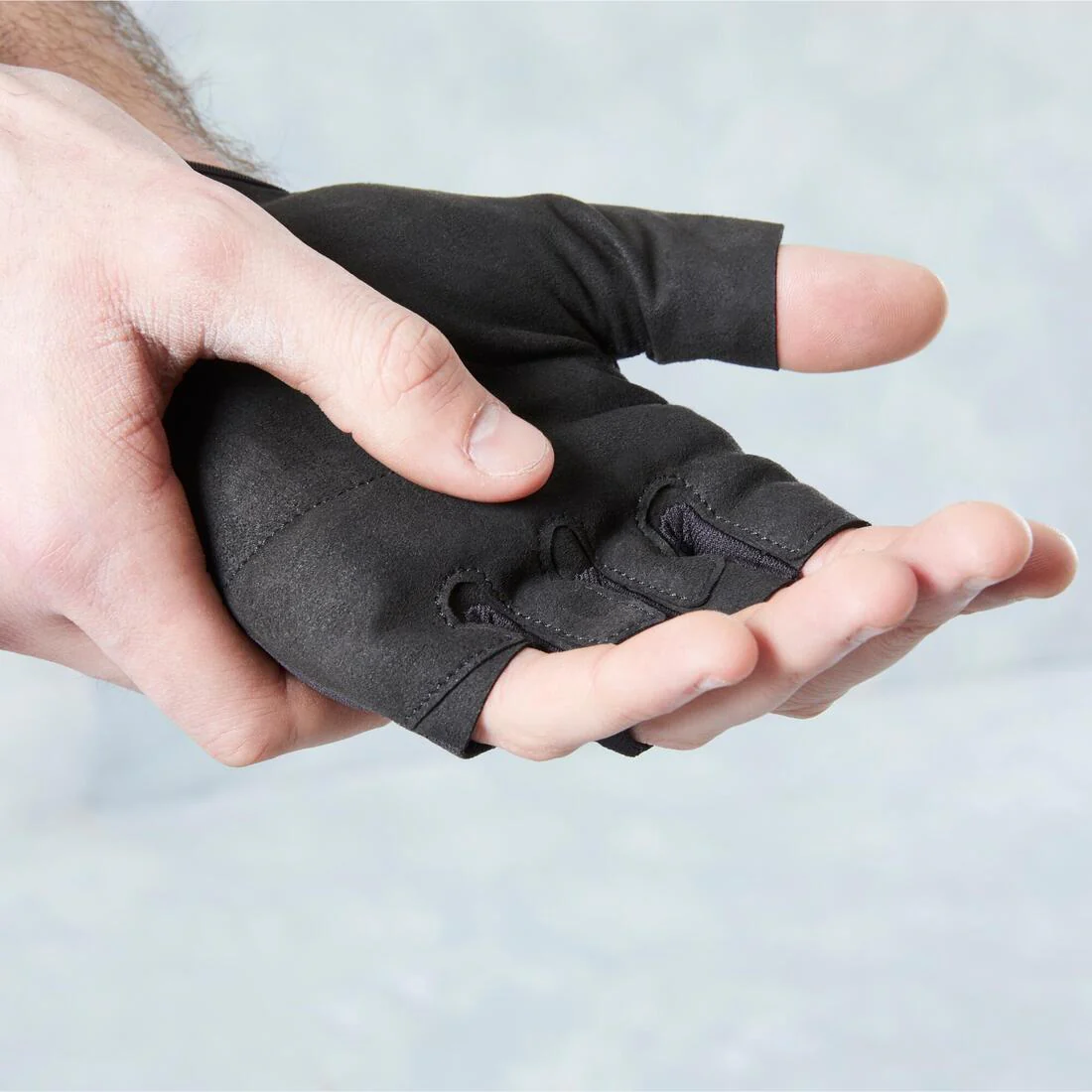 Guantes gym para musculación, negro Cross Training - Image 4