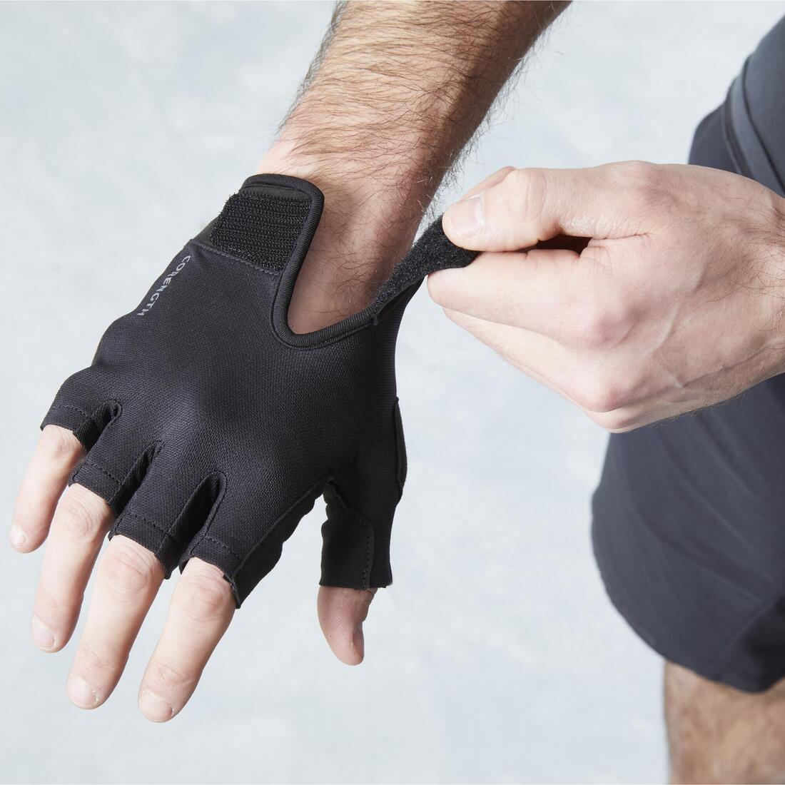 Guantes gym para musculación, negro Cross Training - Image 5