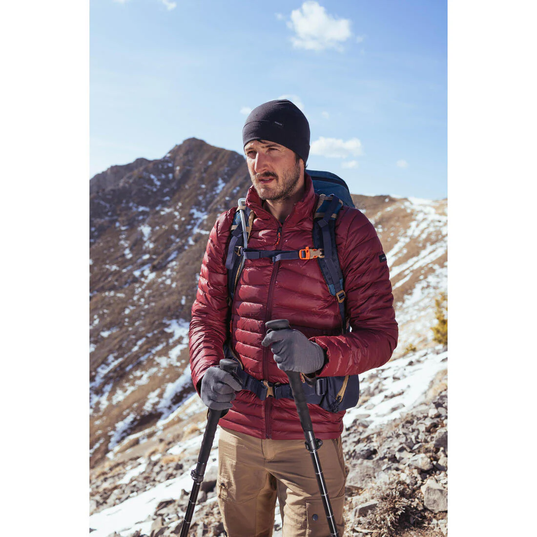 Guantes interiores de trekking en montaña de lana merina para adulto MT500 - Image 6