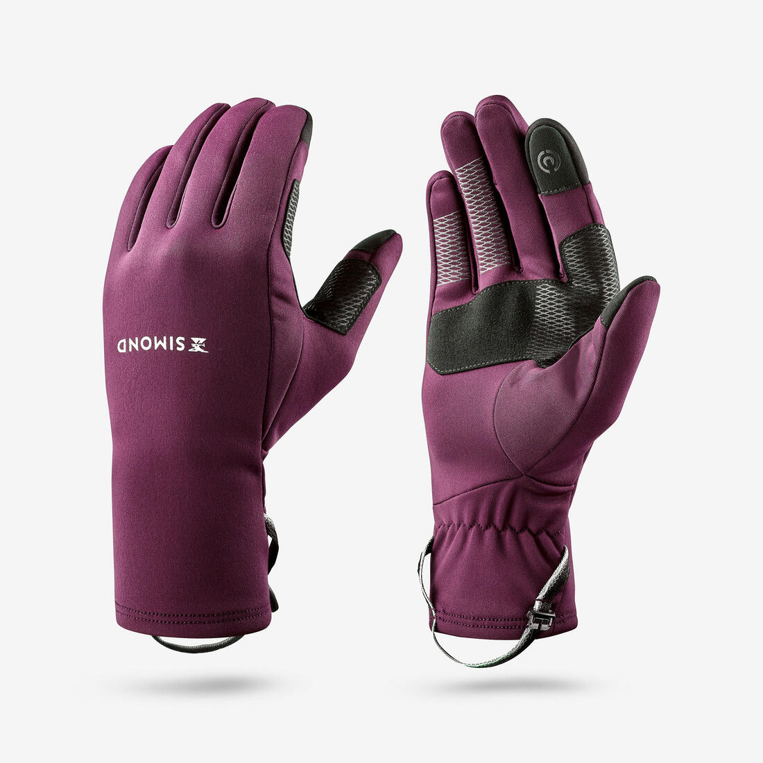 Guantes táctiles y stretch de trekking adulto - MH500 - Image 4