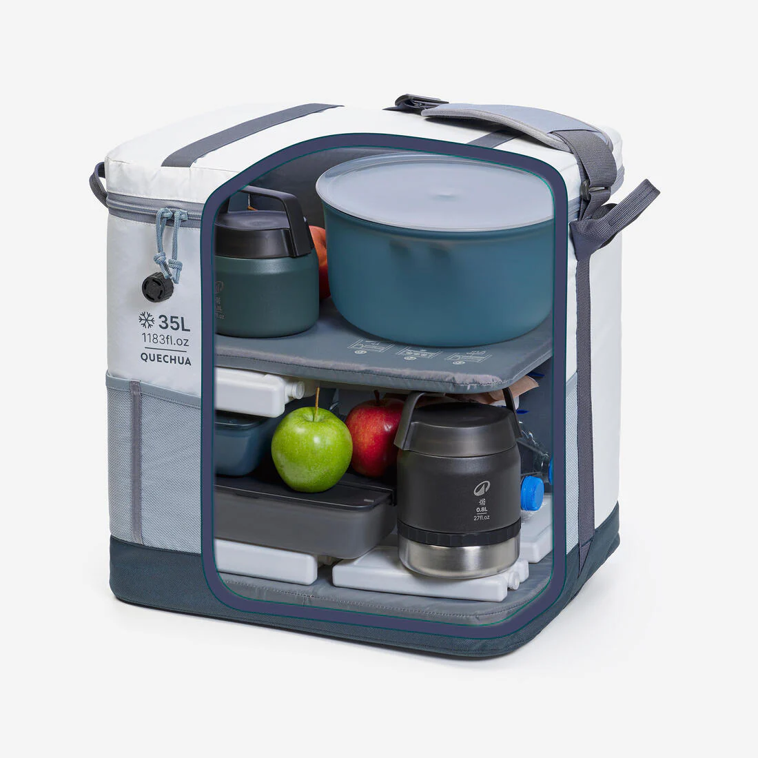 Hielera de camping de 35 litros que conserva el frío durante 17 horas 500 Fresh - Image 4