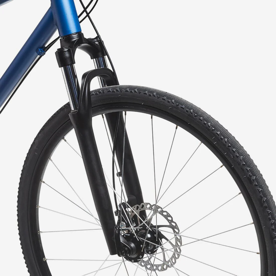 horquilla bicicleta polivalente 28 susp 1"1/8 ahead 80 mm negro